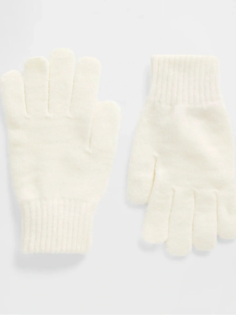 Gap Cozy gloves in Ivory Cream Frost NWT